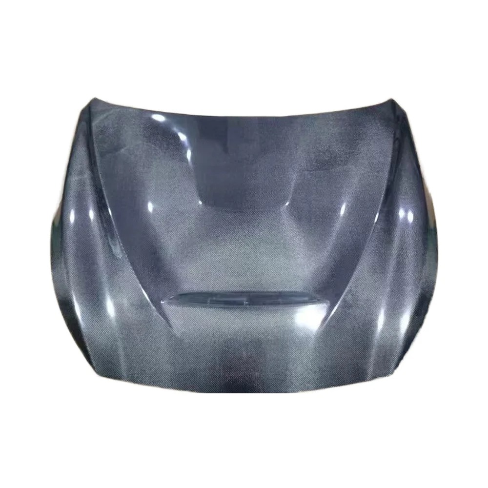 2014-2021  Q50 Real Carbon Fiber Front Hood Bonnet Cover New Condition with Included Clips